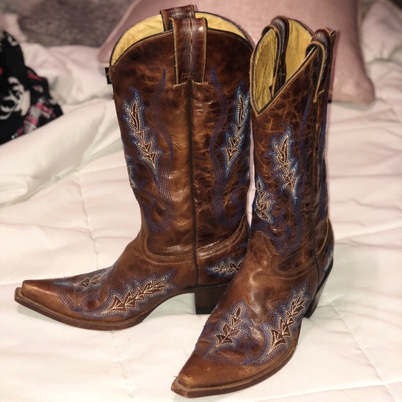 Shoes | Cuatralba Boots Brown And Turquoise | Poshmark